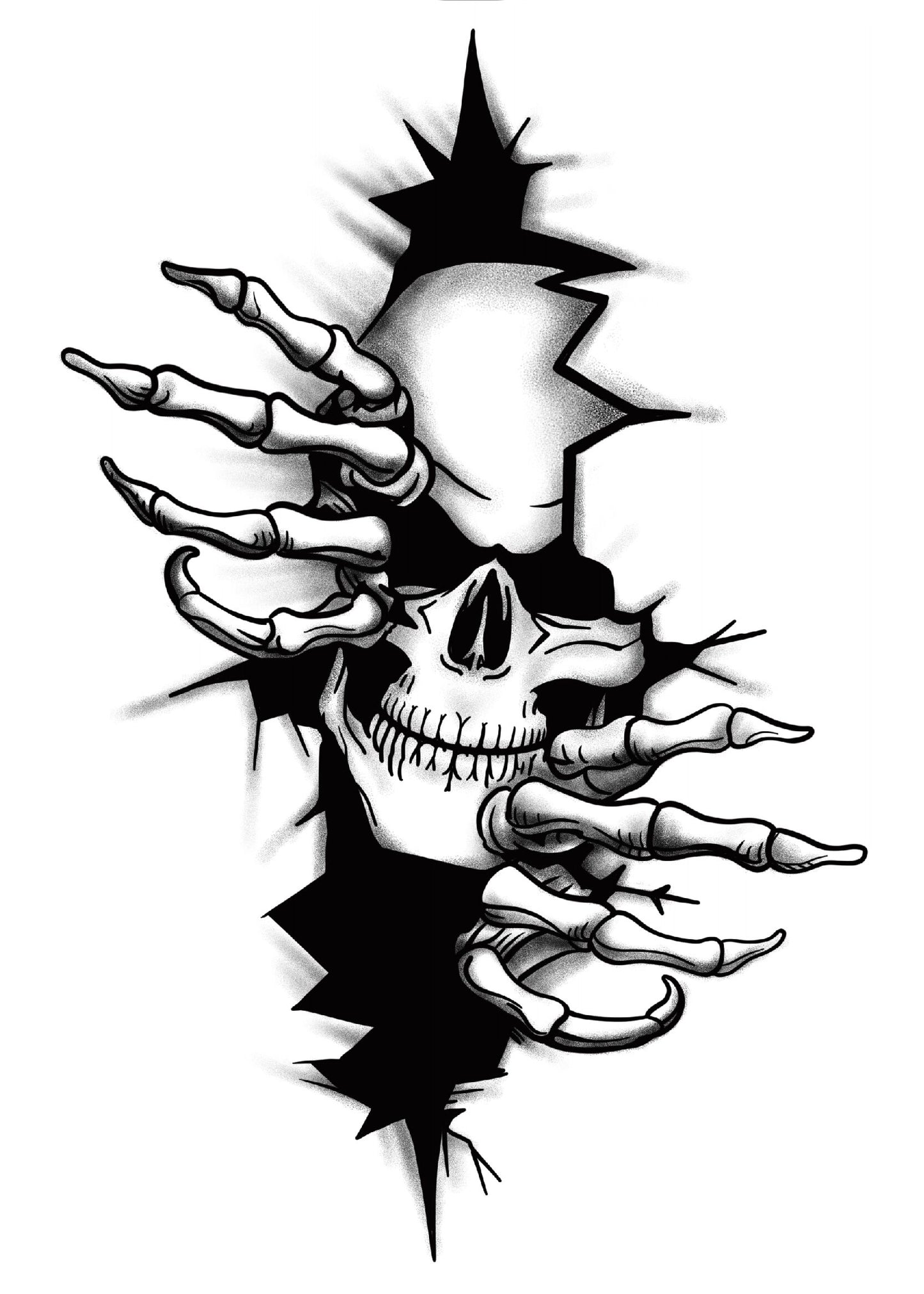 Skeleton Through the Crack