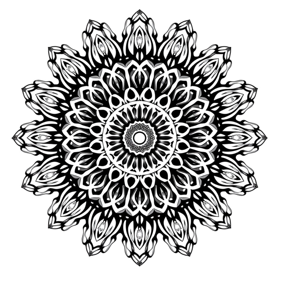 Mandala IV (6 Pack) | 3.15 in × 3.15 in.