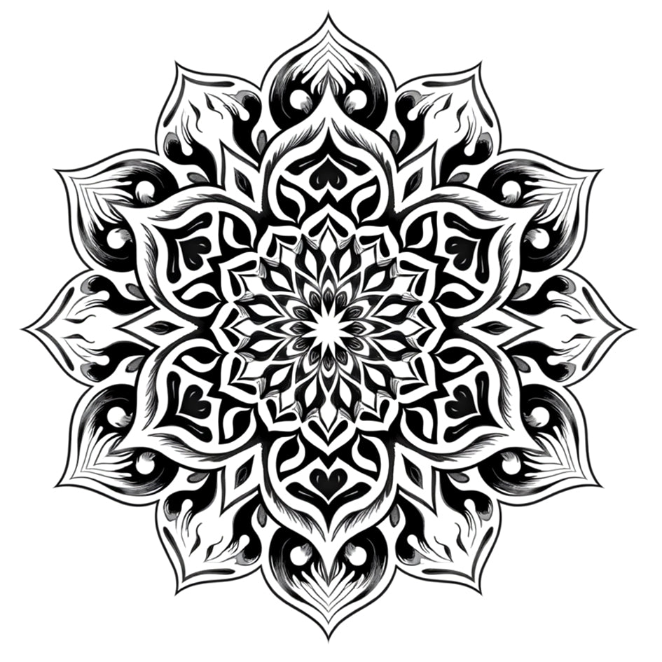 Mandala V (6 Pack) | 3.15 in × 3.15 in.