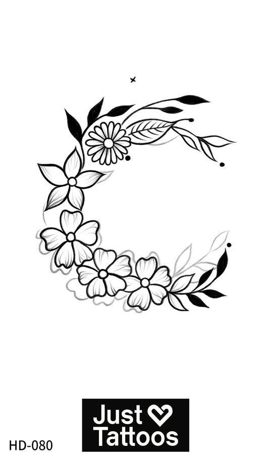Crescent Flowers 2.75x4.75