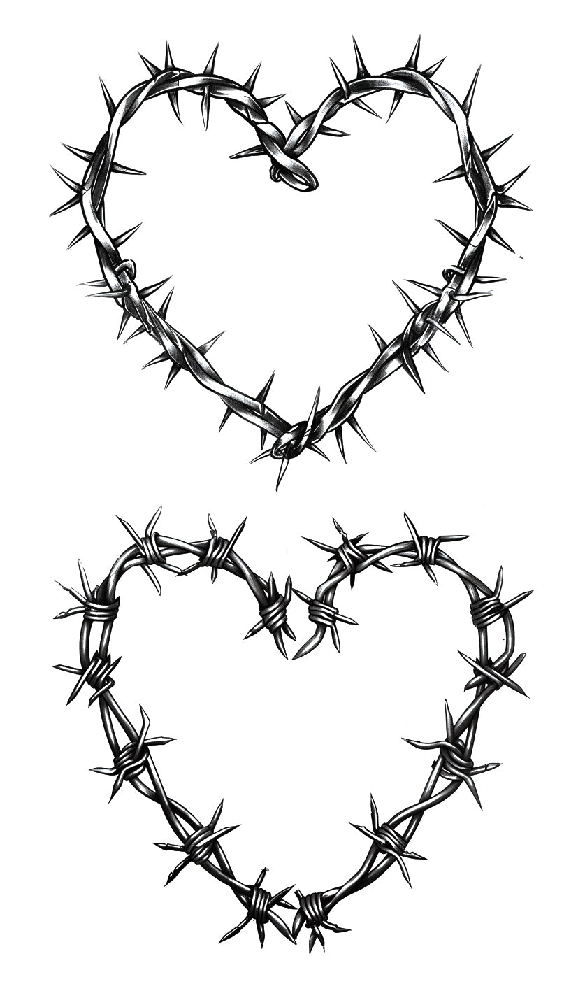 Thorny Hearts 12X7