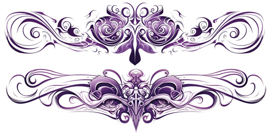 Colored Ornamental Tribal Design