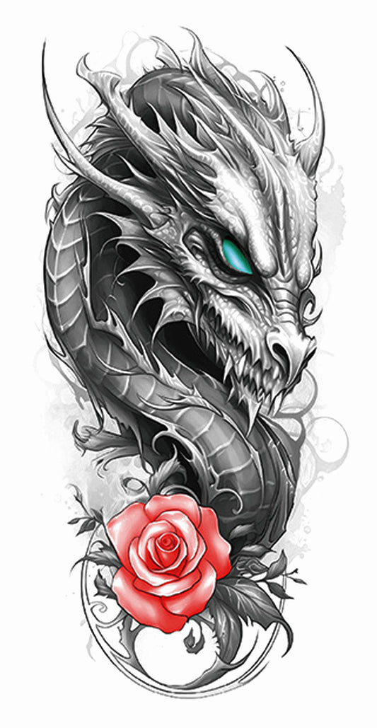 Colored Dragon Rose