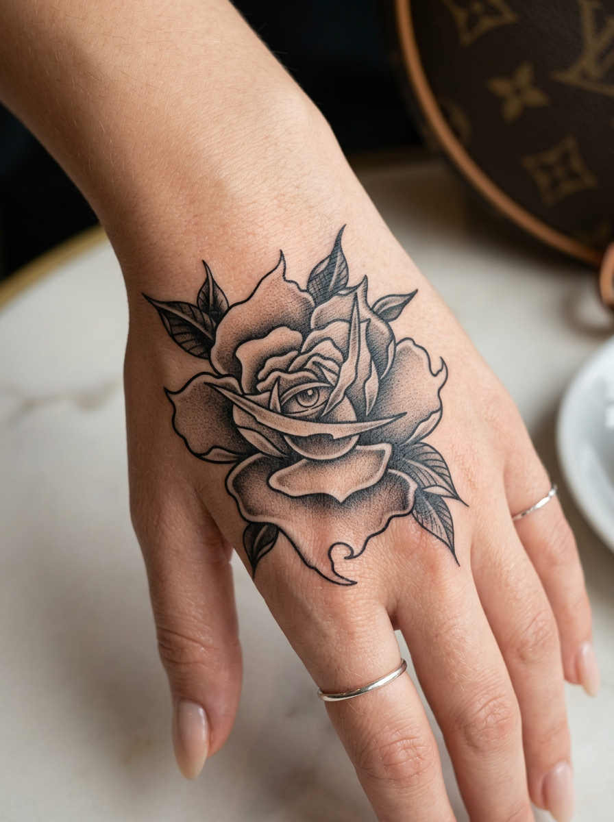 The All-Seeing Rose (6 Pack) | 3.15 in Ã— 3.15 in.