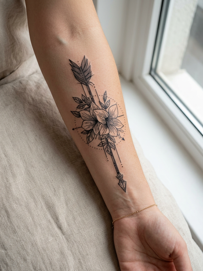 Floral Arrow