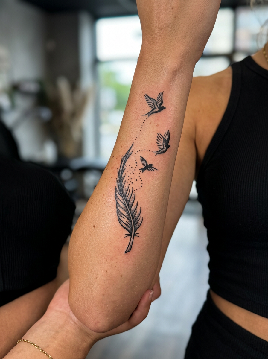 Flying Feathers
