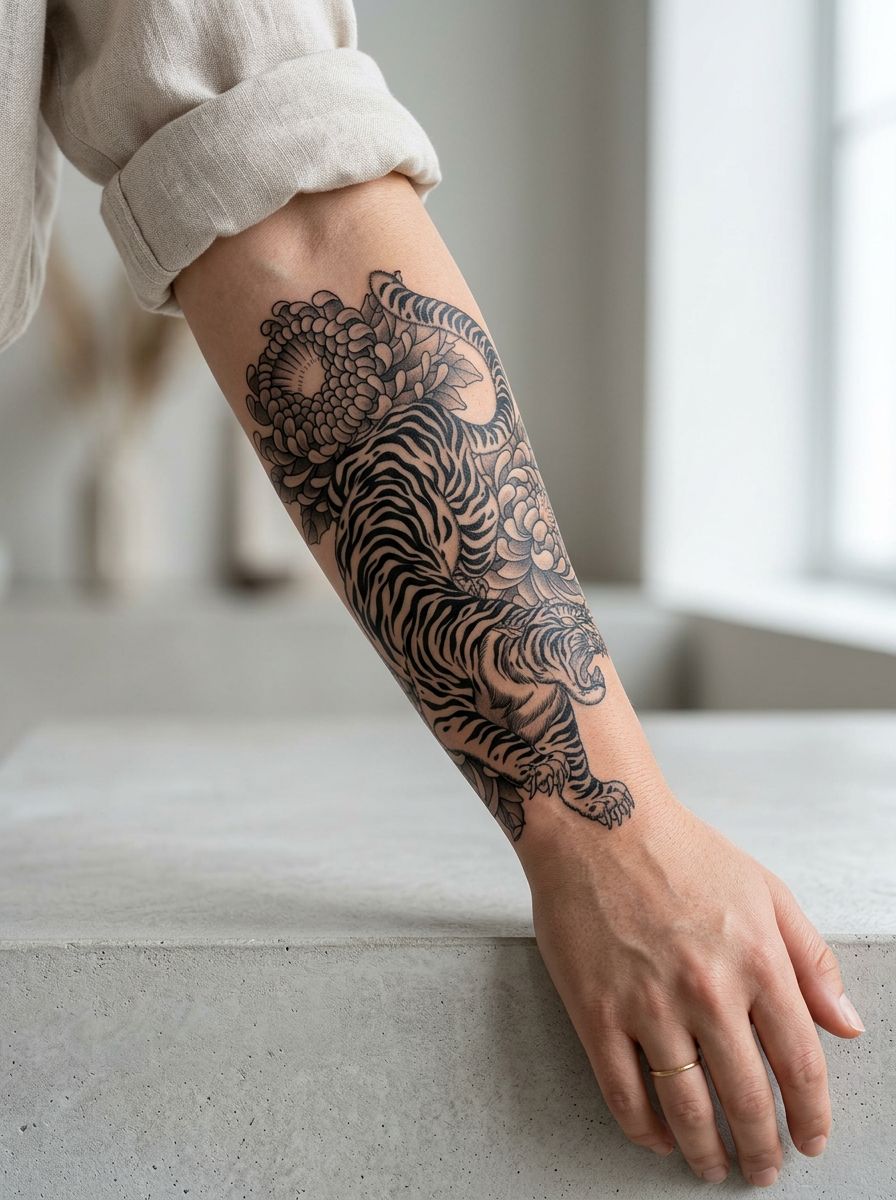Fierce Flower Tiger