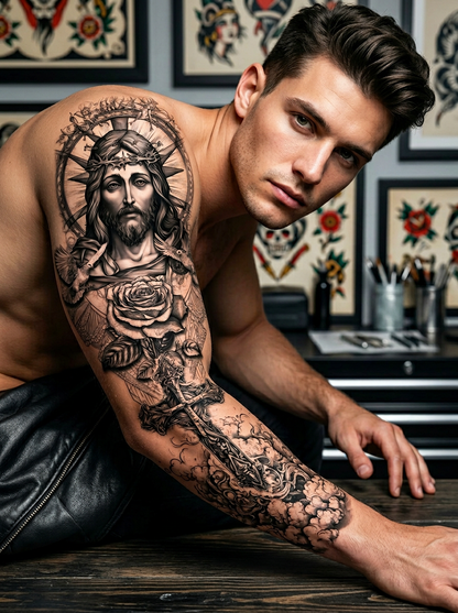 Jesus Christ Neo-Traditional Religious Art