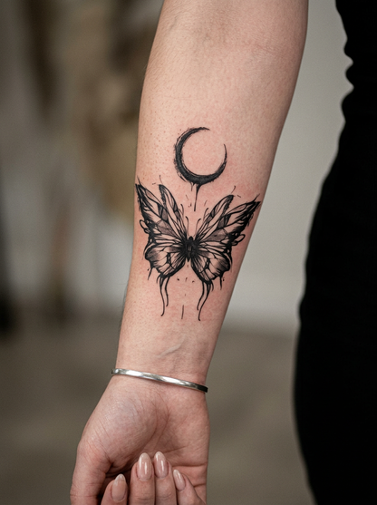 Crescent Moon to Butterfly (6 Pack) | 3.15 in Ã— 3.15 in.