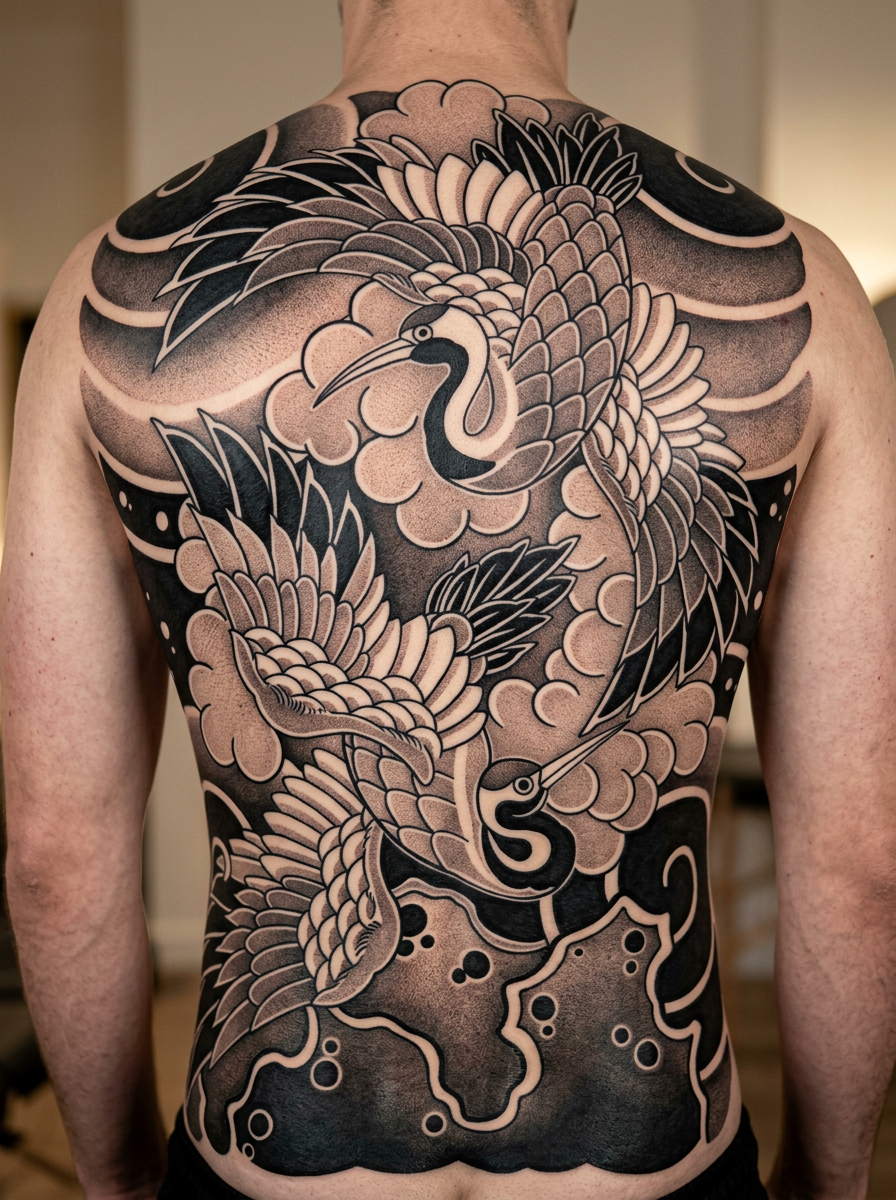 Traditional Japanese Cranes