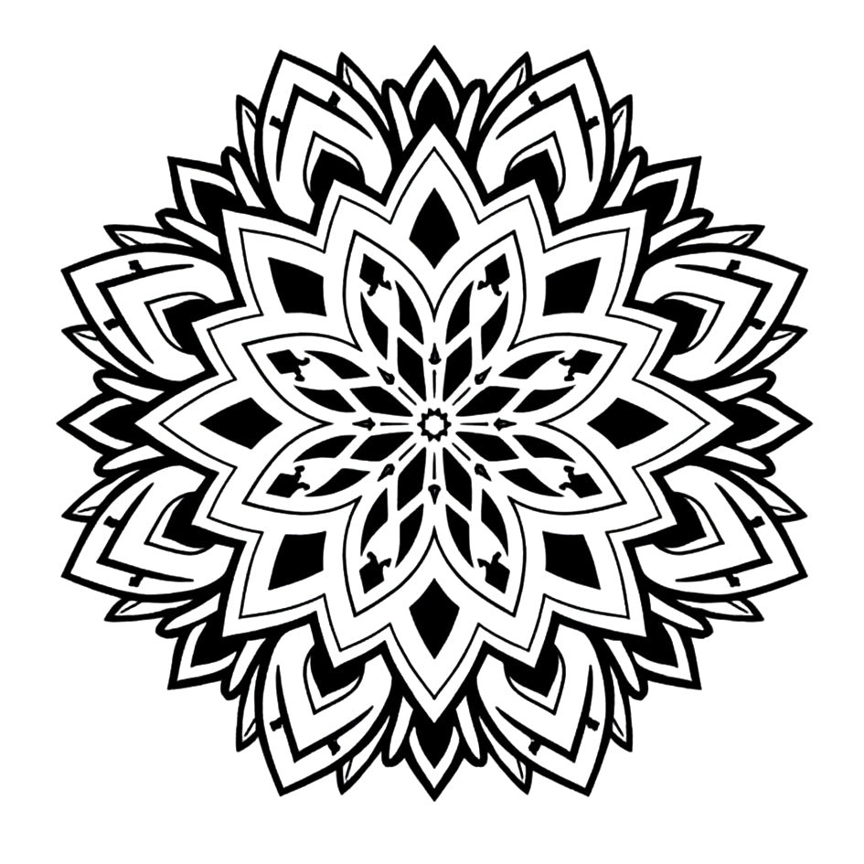 Mandala 1 (6 Pack) | 3.15 in Ã— 3.15 in.