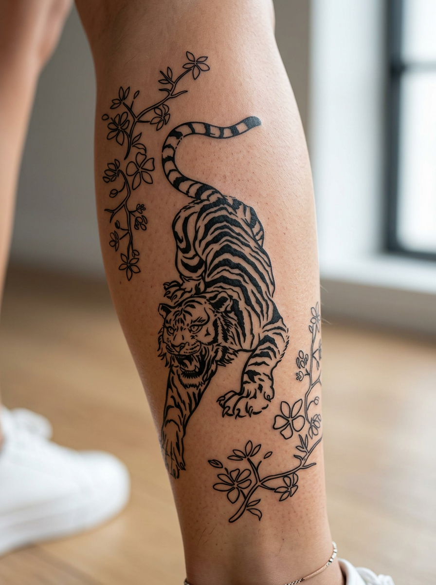 Bold Botanical Tiger