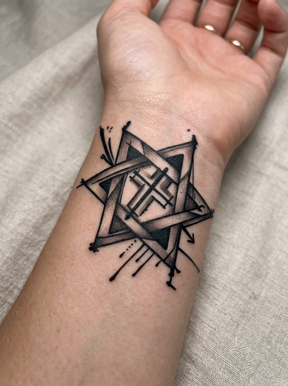 Cross Hexagram (8 Pack)
