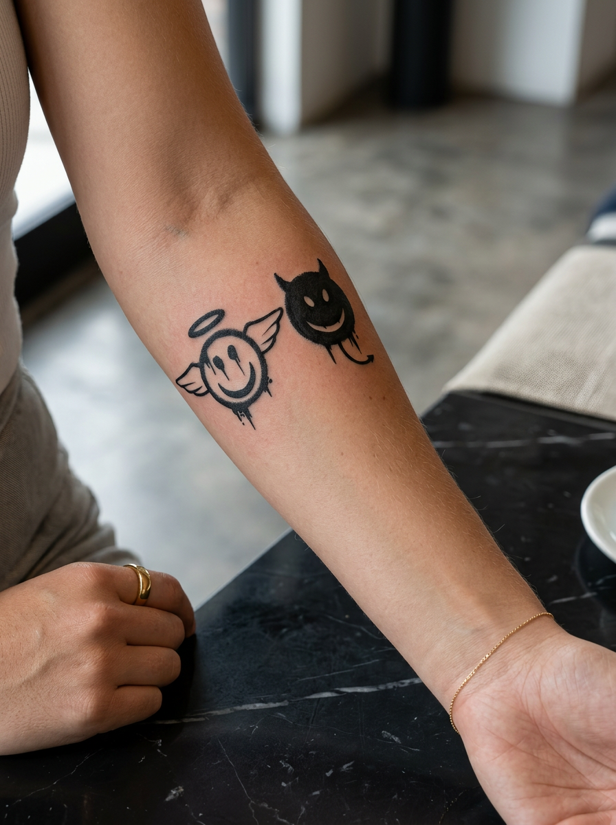 Angel & Devil Emoji