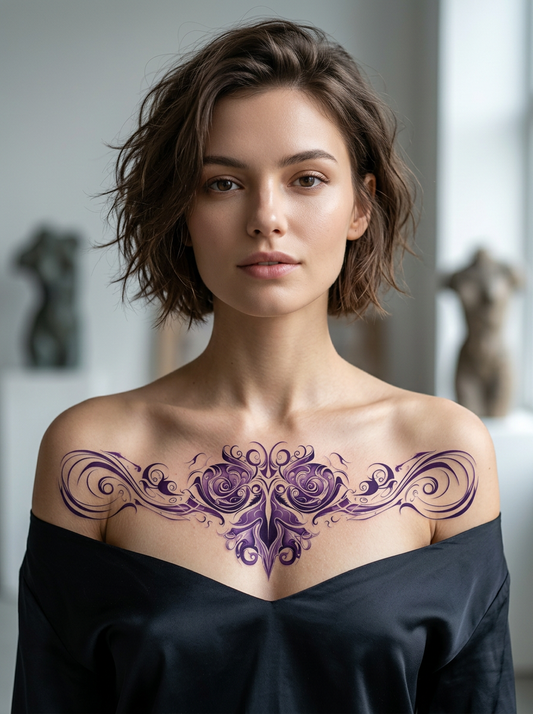 Colored Ornamental Tribal Design