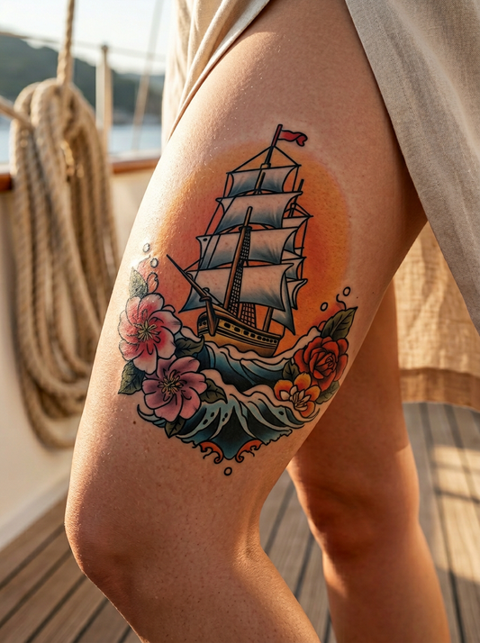 Colored Ship Voyage