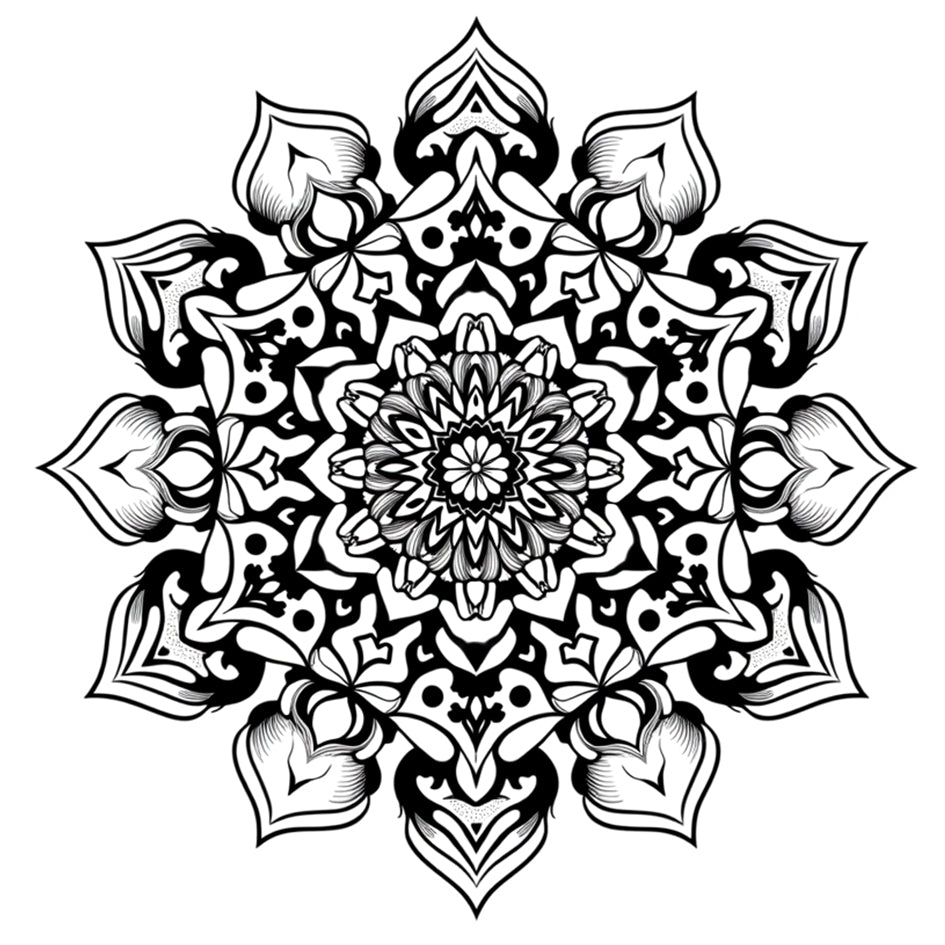 Mandala III (6 Pack) | 3.15 in Ã— 3.15 in.