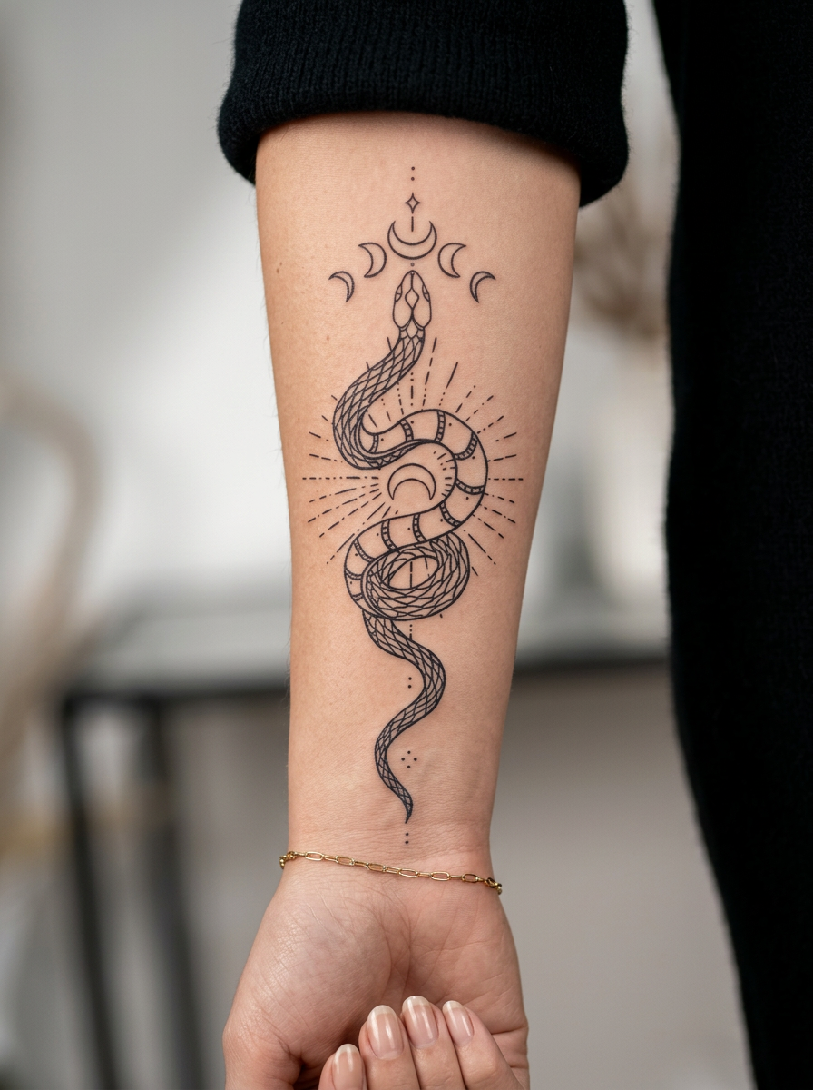 Whimsy Celestial Snake