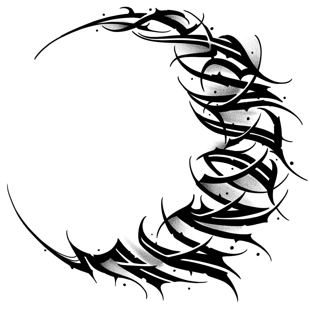Lunar Glyphs (6 Pack) | 3.15 in Ã— 3.15 in.