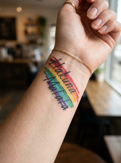 Colored Rainbow Hakuna Matata