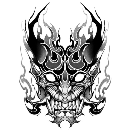 Demon/Oni Mask (6 Pack) | 3.15 in Ã— 3.15 in.