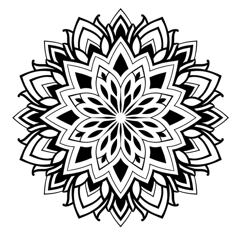 Mandala VI (6 Pack) | 3.15 in × 3.15 in.