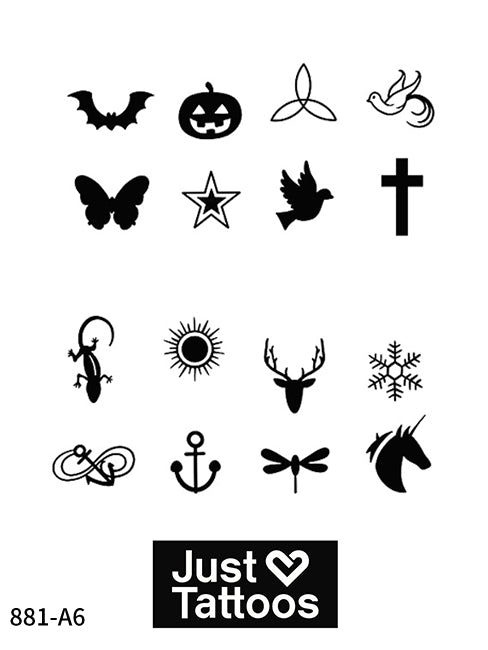 Minimalist Celestial, Nature & Icon Line Art Minimalist Cheery Symbol Finger Set | 2.36 × 2.36 in