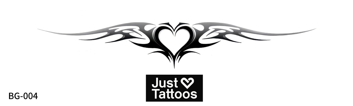 Heart Flame Wings | 2.36 in × 7.87 in