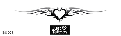 Heart Flame Wings | 2.36 in × 7.87 in