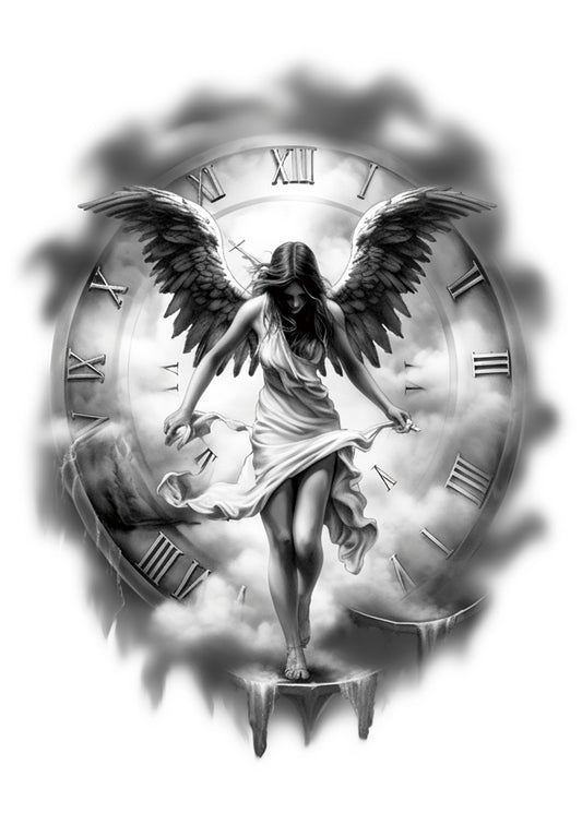 Colored Angel of Time