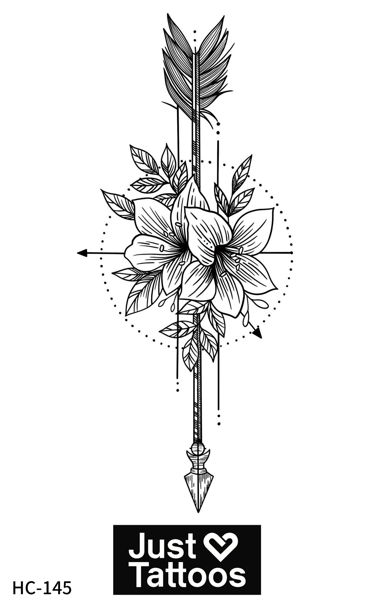 Floral Arrow