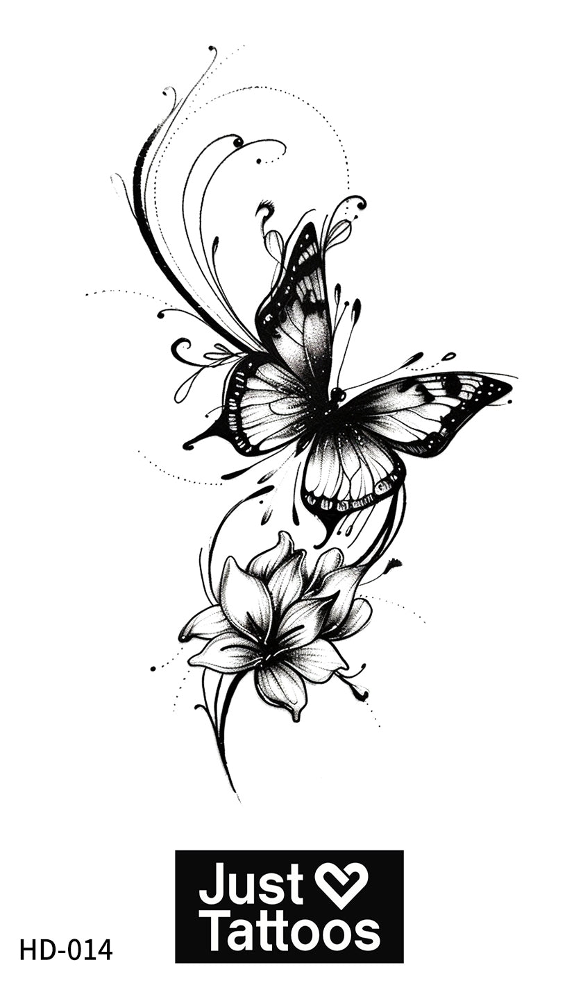 Delicate bloom's Butterfly 2.75x4.75