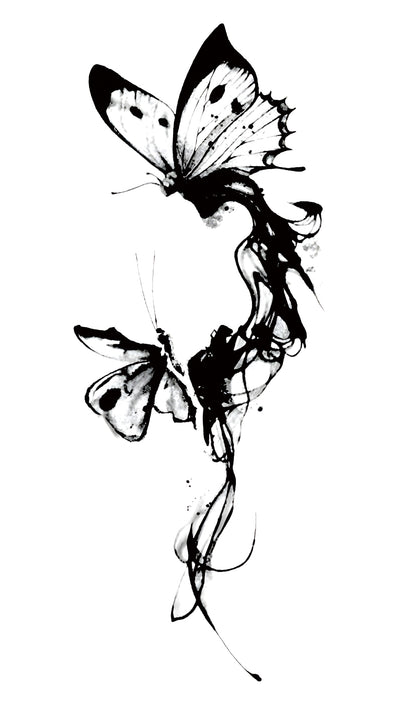 Water Paint Butterfly 2.75x4.75