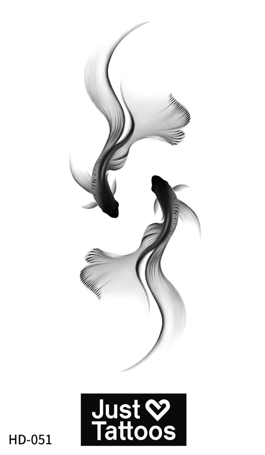 Two Koi Fishes 2.75x4.75