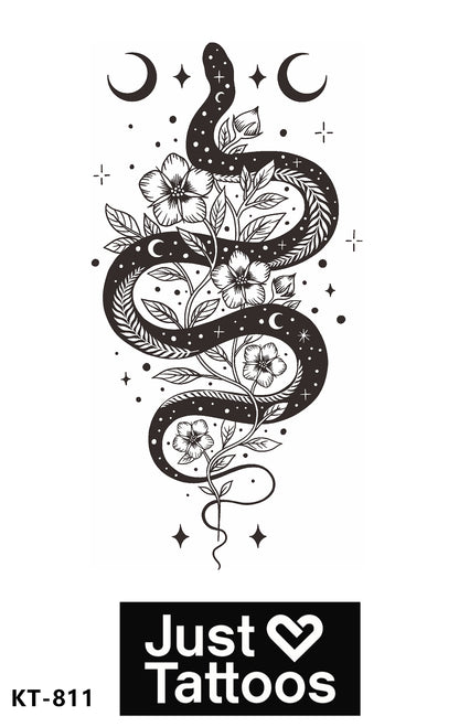 Celestial Snake Trail of Flowers