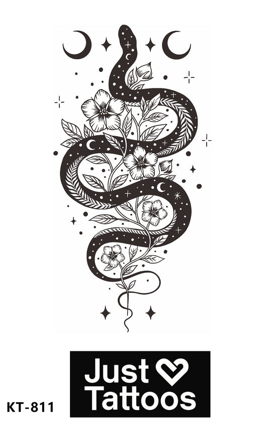 Celestial Snake Trail of Flowers