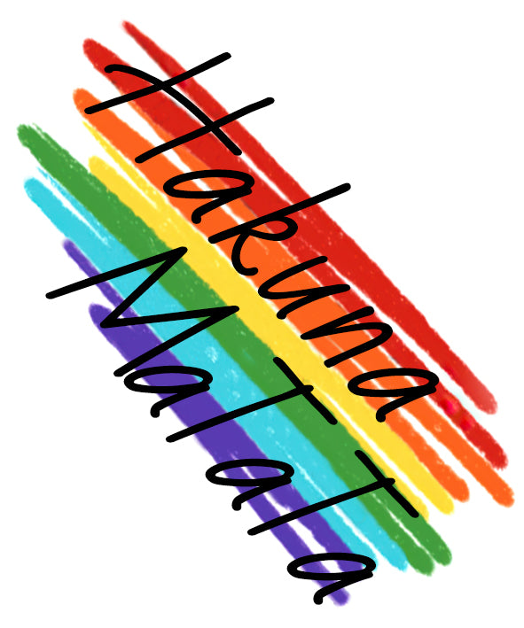 Colored Rainbow Hakuna Matata
