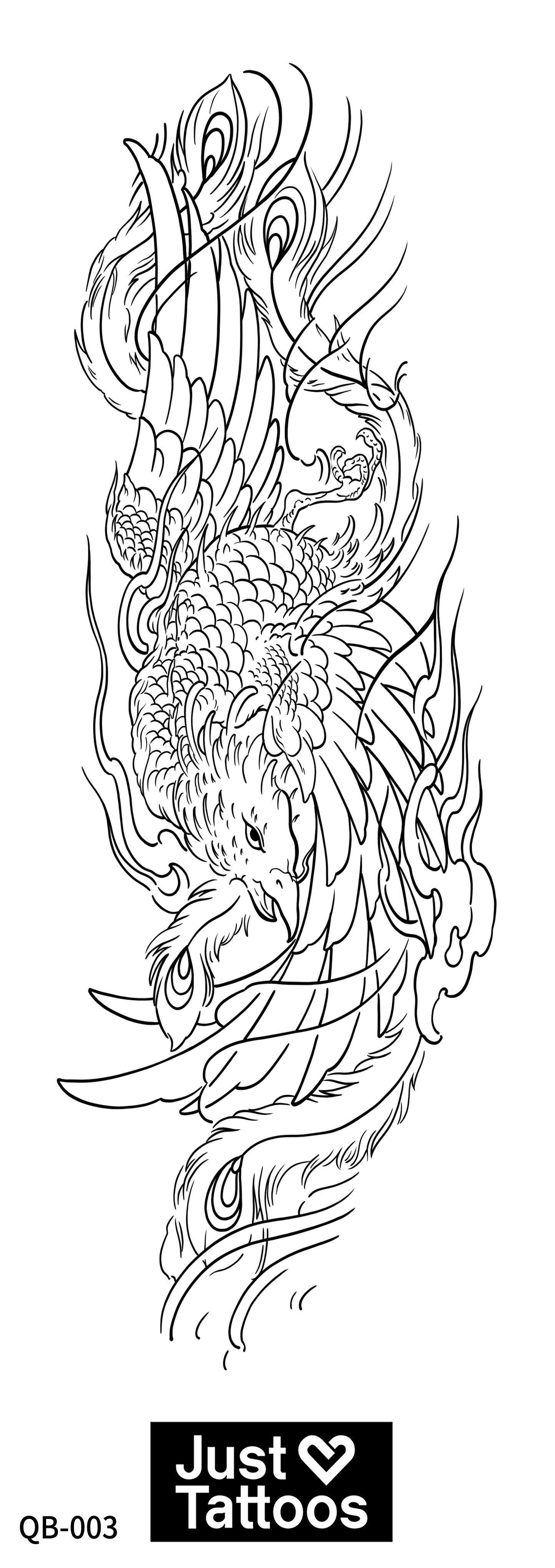 Japanese Dancing Phoenix Art