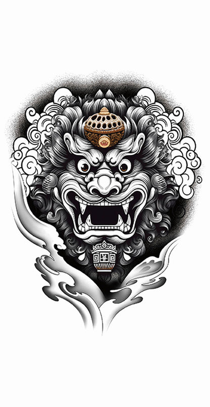 Japanese Foo Dog (Color)