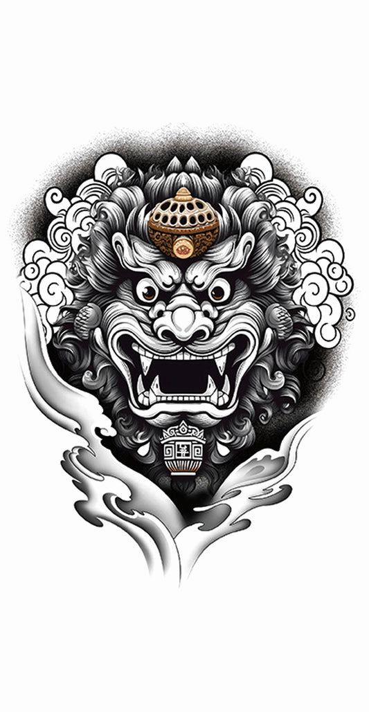 Japanese Foo Dog (Color)