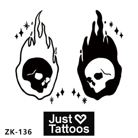 Flaming Skulls