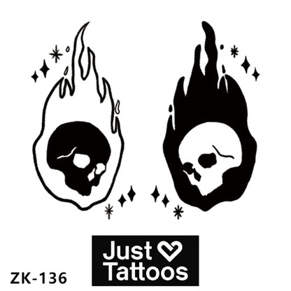Flaming Skulls