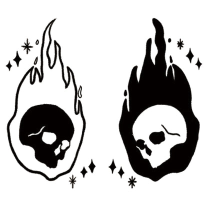 Flaming Skulls