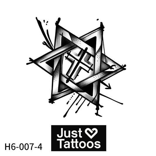 Cross Hexagram (8 Pack)